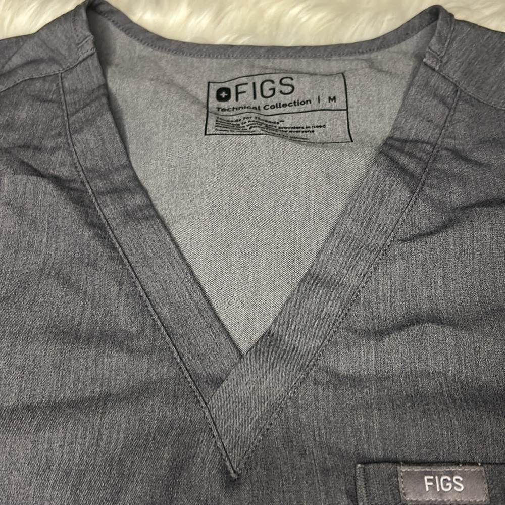Figs Gray Technical Collection Shirt